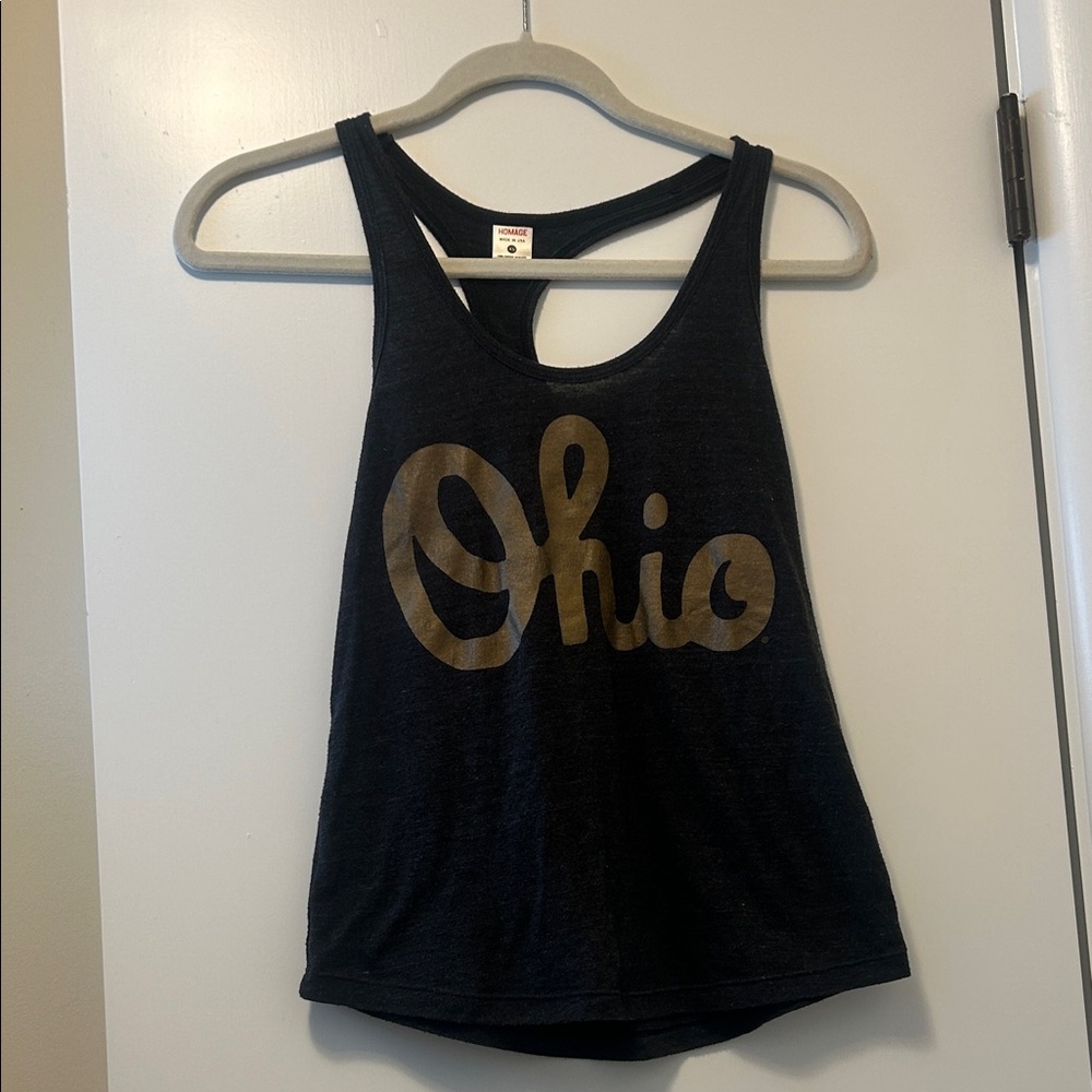 Homage Script Ohio Racerback Tank Top - Picture 2 of 6